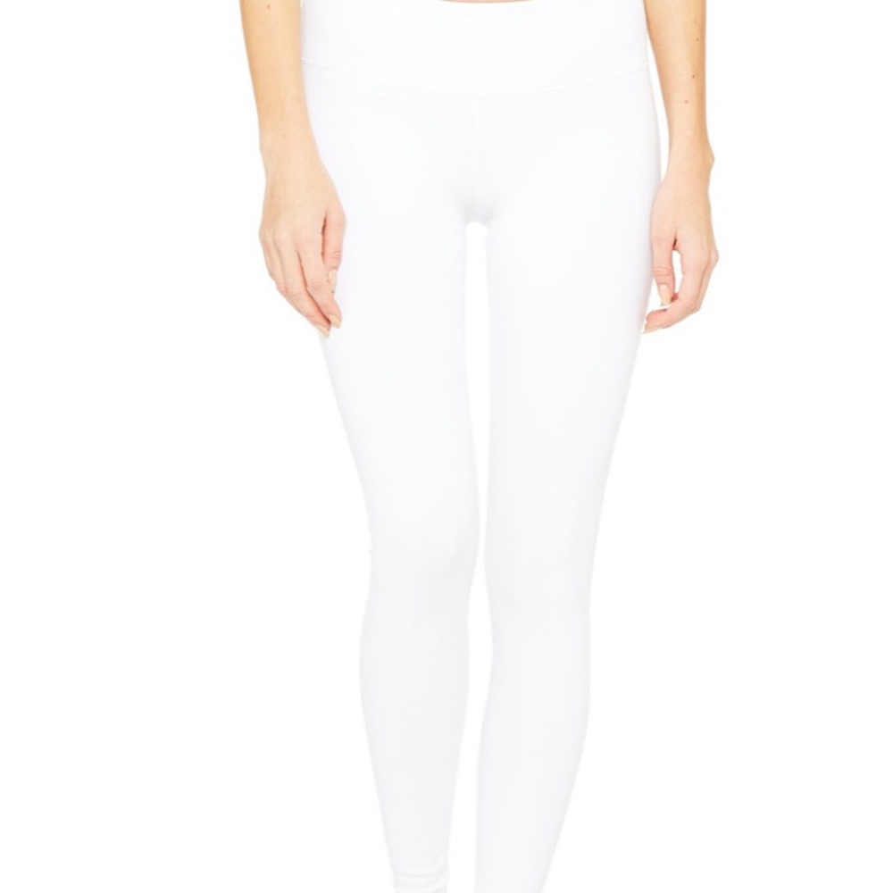 SOLD!!! alo white airbrush leggings